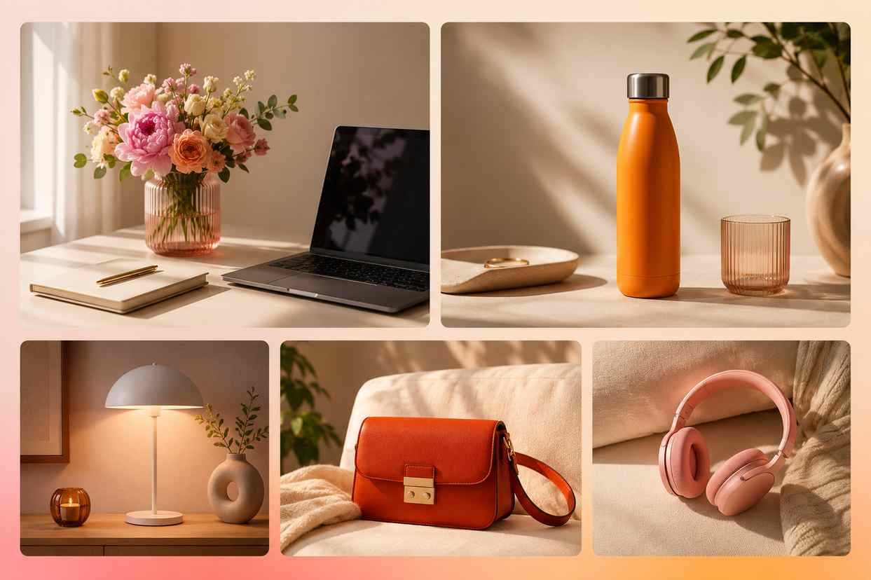 Object replaced in a lifestyle product photo